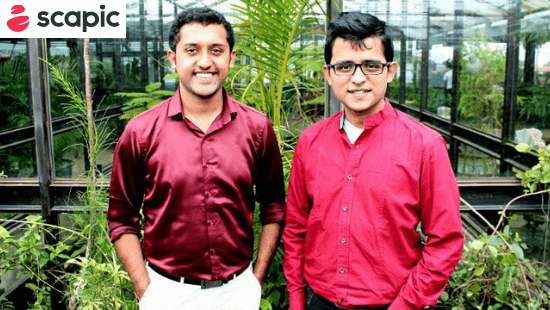 Scapic Founder- Sai Krishna V K and Ajay Ponna Venkatesh