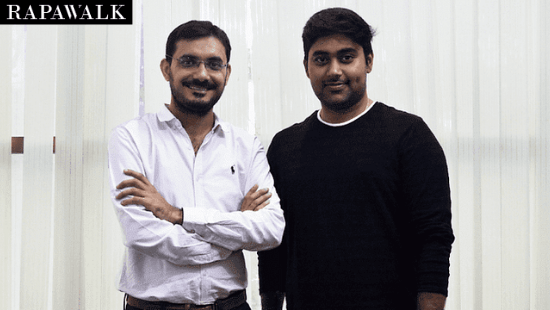 Rapawalk founder- Kashif Mohammad and Aravind Maddireddy