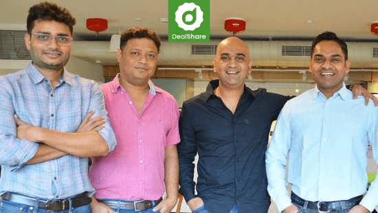 DealShare Founders: Vineet Rao, Sankar Bora, Rajat Shikhar and Sourjyendu Medda