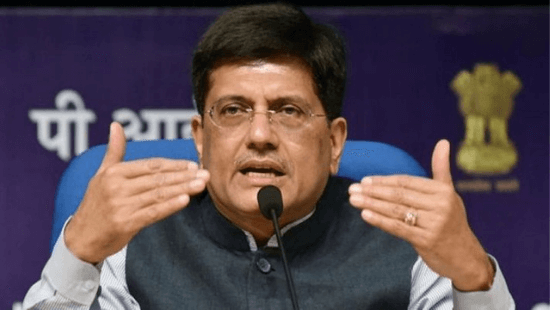 union commerce and industry minister Piyush Goyal