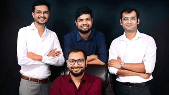 Teachmint Founders: Mihir Gupta, Anshuman Kumar, Divyansh Bordia, and Payoj Jain