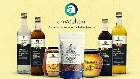 D2C Foodtech Startup Anveshan Founders: Akhil Kansal, Aayushi Khandelwal, and Kuldeep Parewa