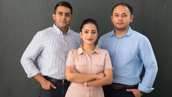 Vanity Wagon Founders: Prateek Ruhail, Naina Ruhail and Sahil Shrestha