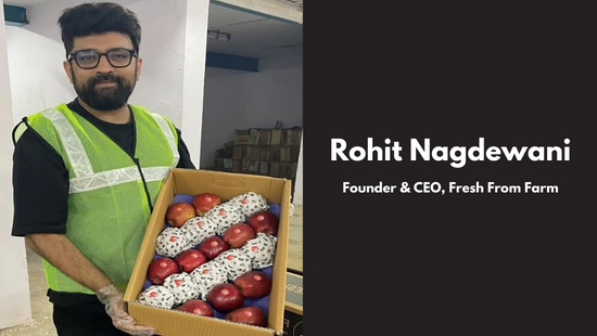 Founder and CEO of Fresh From Farm
