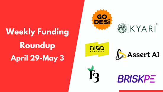 Weekly Startup Funding