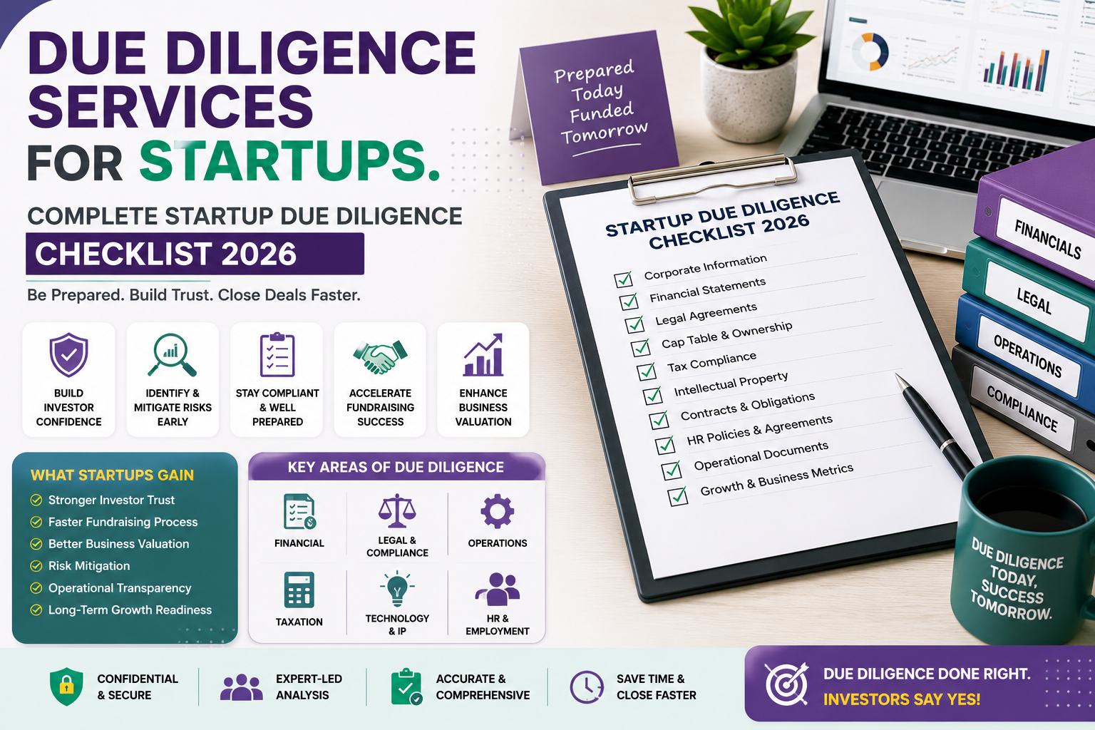 Due Diligence Services for Startups.